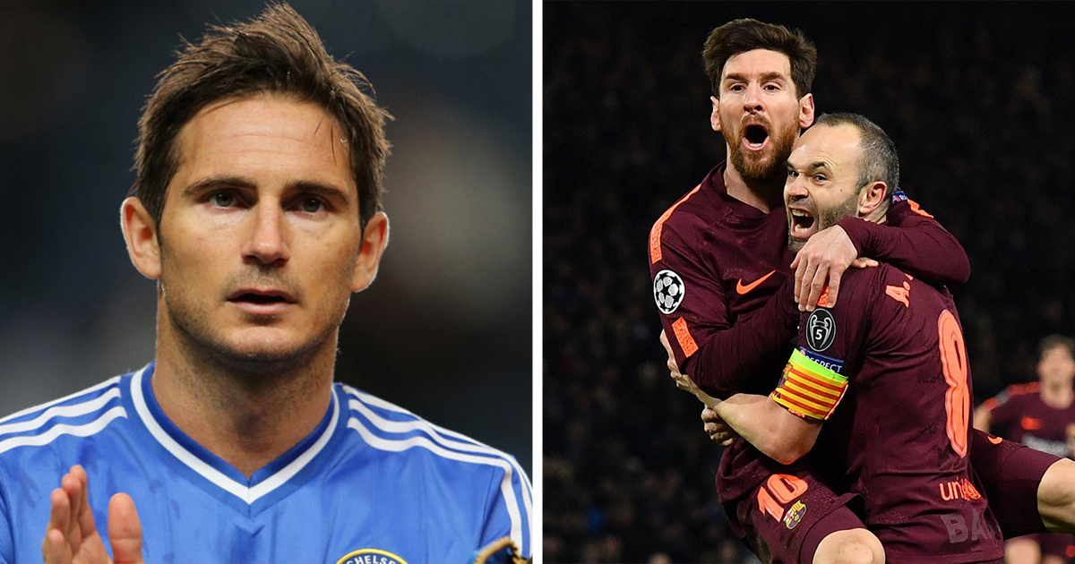 Frank Lampard names 3 Barca players as his toughest Champions League opponents