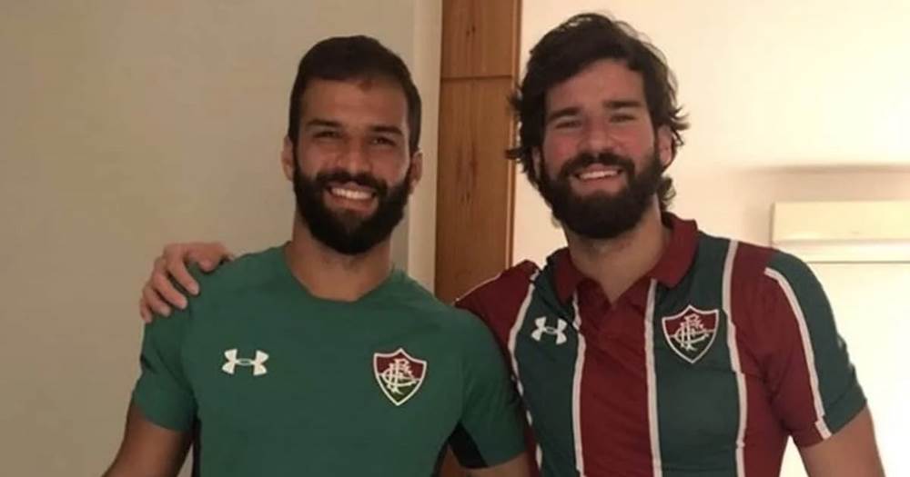 Alisson spends his holiday training with Fluminense as he watches his brother play