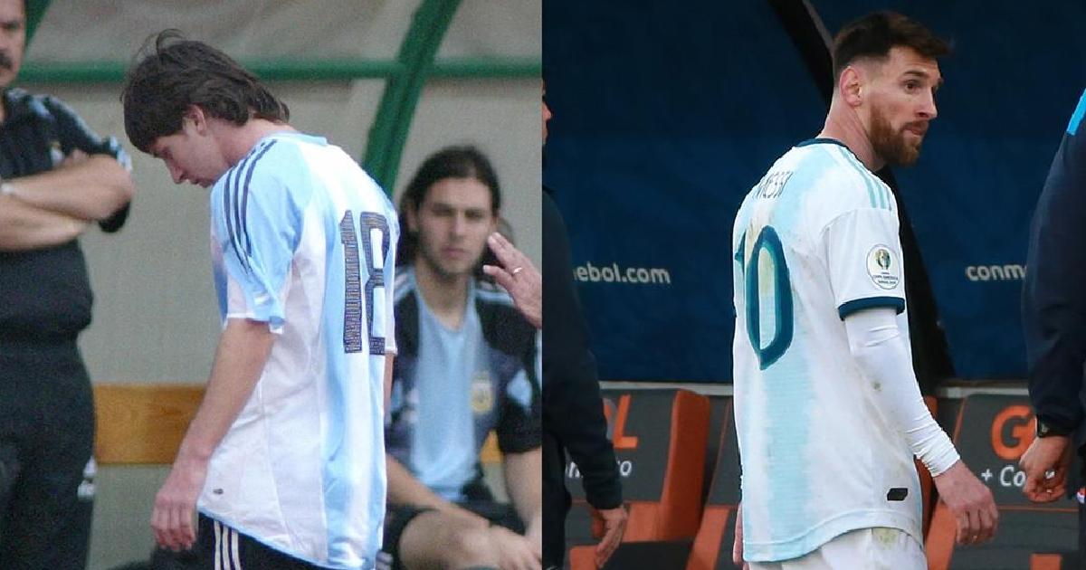 The only times Messi has ever been sent off in his career both with Argentina - Football | Tribuna.com
