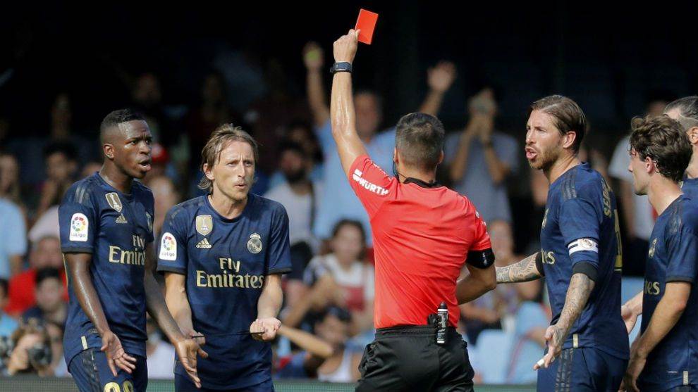 favor Mispend Afgørelse La Liga ref confirms there was a direct red card for Modric - Football |  Tribuna.com
