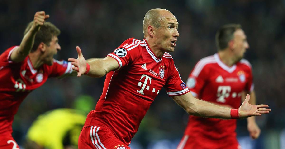 Heute vor 10 Jahren: "Mr. Wembley" Arjen Robben führt die Bayern zum 5. UCL-Titel 