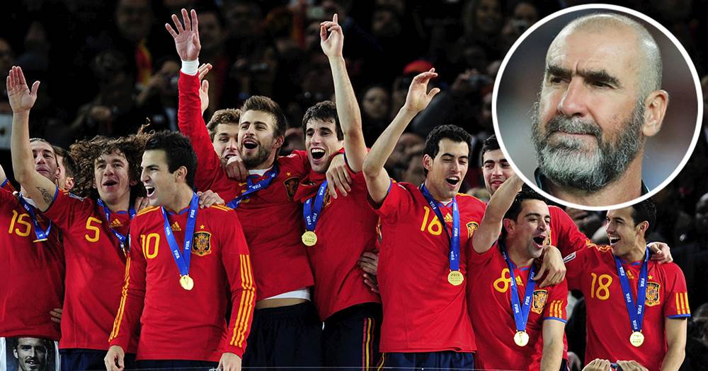 Éric Cantona, en 2015: "'España no ganó el Mundial, lo ganó el Barcelona"