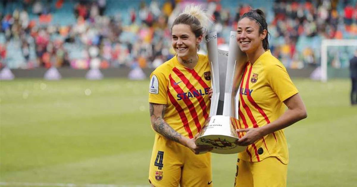 L'équipe féminine du Barça remporte des trophées avec