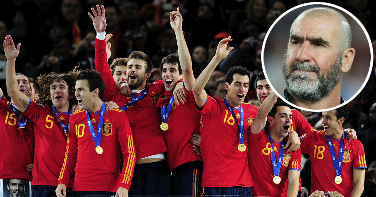 Cantona back in 2015: 'Spain didn't win the World Cup, Barcelona won it'
