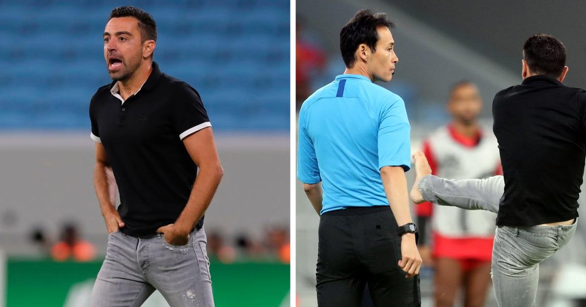 Kung-Fu Xavi loses his boot during AFC Champions League debut