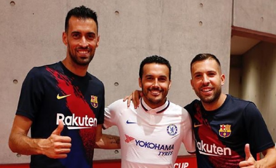 La amistad de Pedro con sus excompañeros del Barça aún perdura 😍