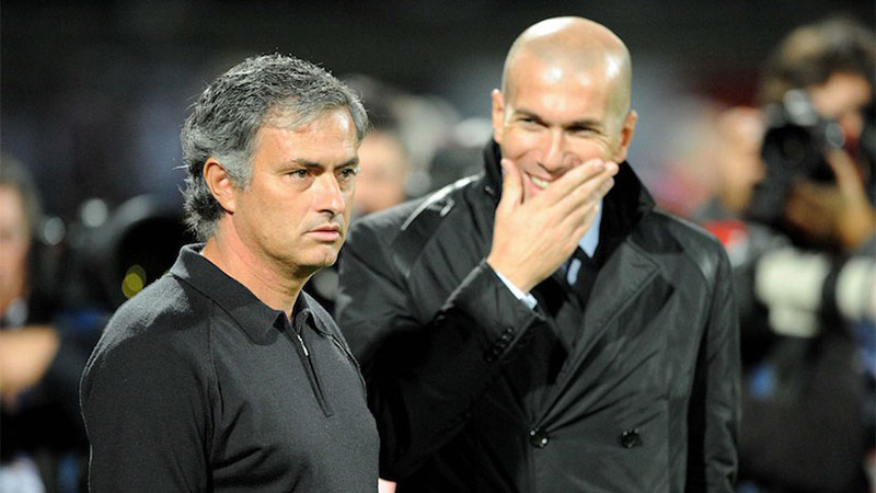 Image result for mourinho and zidane