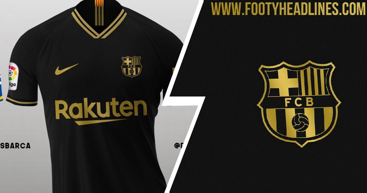Leaked Barcelona S Supposed Away Kit For 2020 2021 Season Could Be Black And Gold Tribuna Com
