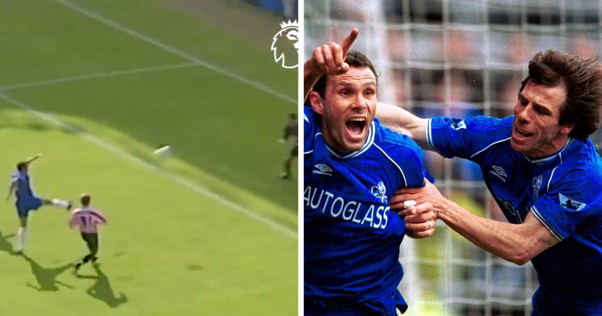 PL REWIND: Watch Zola's lovely chipped assist and Poyet's sensational volleyed finish (video)