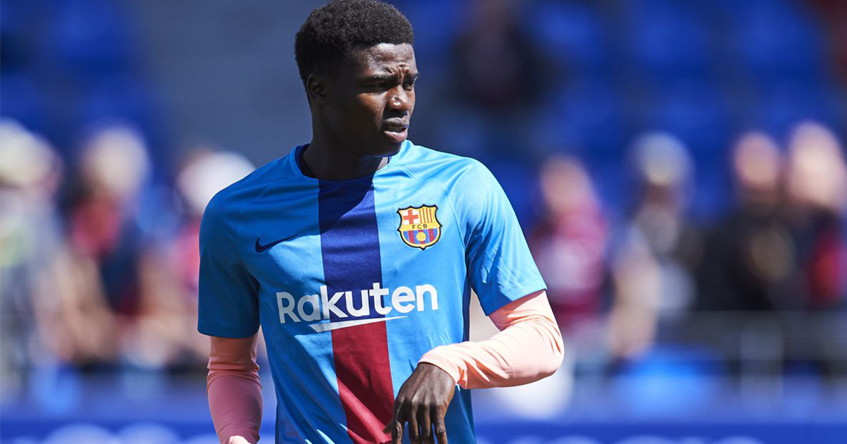 Moussa Wague is given a very special number at Barca...High, high hopes?