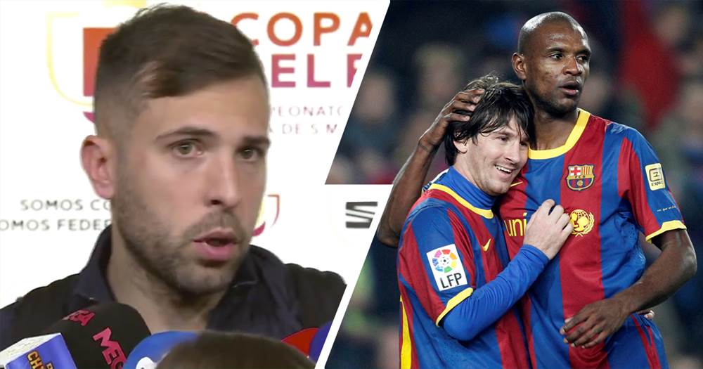 Alba prend parti pour Messi dans la querelle Abidal-Leo:  "Abidal doit savoir ce que ressent un joueur"