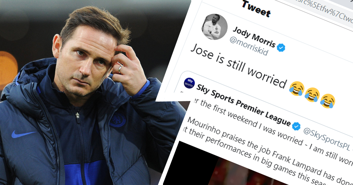Chelsea on horrible run since Jody Morris laughed at Mourinho's 'worries'