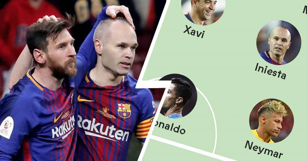 فرانس فوتبول تضع 4 لاعبين من برشلونة في اختيارها لتشكيلة العقد المثالية