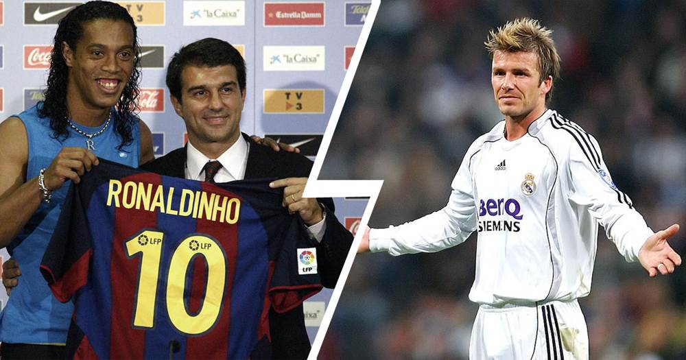 Joan Laporta: "We met with Beckham’s agents, gave him pictures of Barca. But Ronaldinho was too ugly for Real Madrid"
