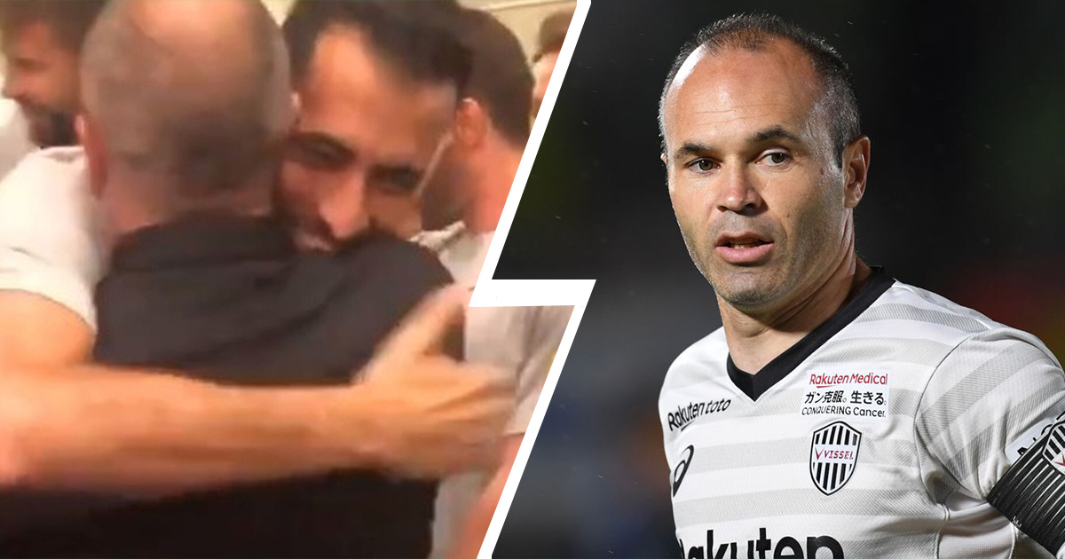 Barca players reunite with Iniesta ahead of Saturday's clash against each other