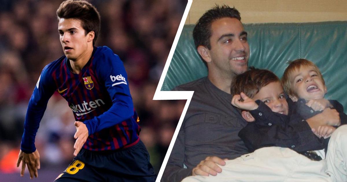 Did you know: as a child, Riqui Puig hung out with legendary Xavi