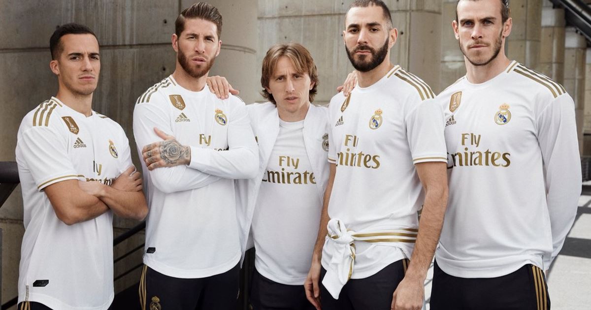 real madrid white and gold